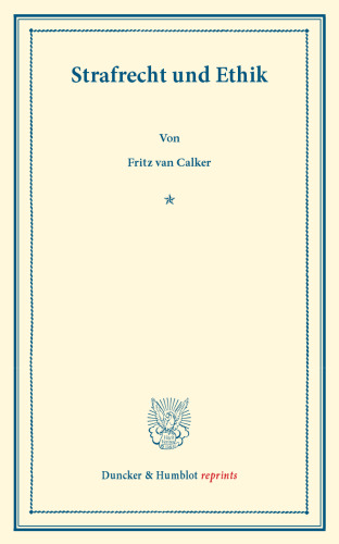 Strafrecht und Ethik