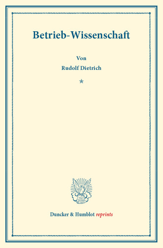 Betrieb-Wissenschaft
