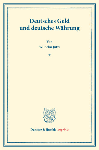 Deutsches Geld und deutsche Währung