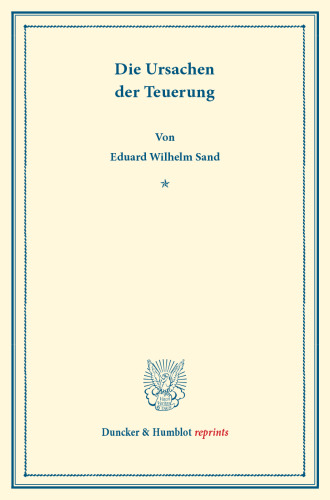 Die Ursachen der Teuerung: Eine Studie