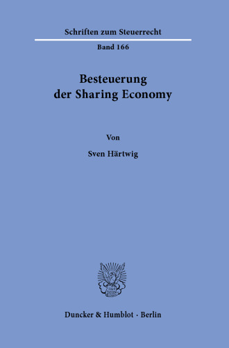 Besteuerung der Sharing Economy