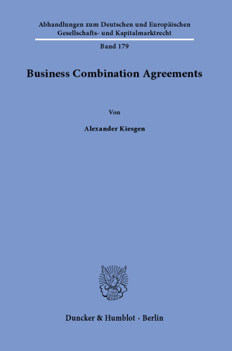 Business Combination Agreements