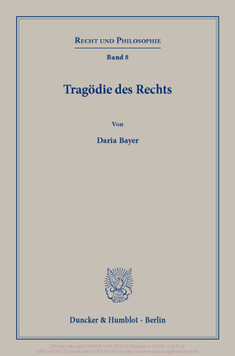 Tragödie des Rechts