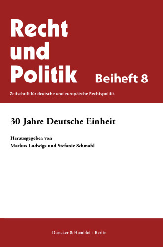 30 Jahre Deutsche Einheit