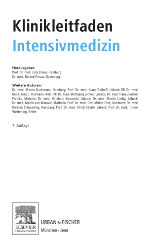 Klinikleitfaden Intensivmedizin