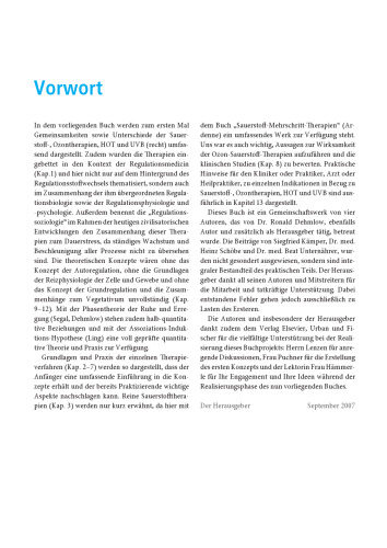 Sauerstoff-Ozon-Therapien. Methoden und praktische Anwendungen