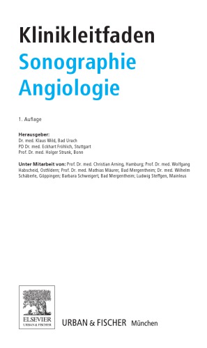 Klinikleitfaden Sonographie Angiologie