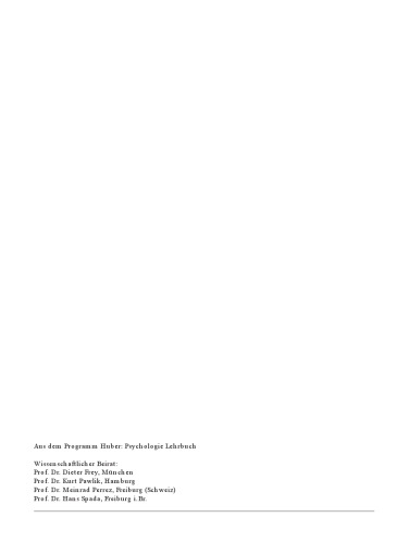 Neurobiologie des Verhaltens. Kurzgefaßtes Lehrbuch für Psychologen, Mediziner und Biologen.