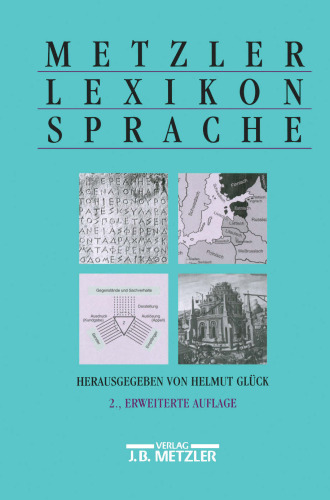 Metzler Lexikon Sprache