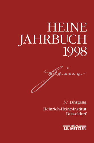 Heine-Jahrbuch 1998: 37. Jahrgang