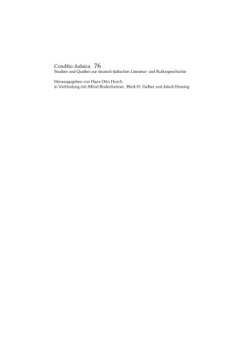 Populares Judentum: Medien, Debatten, Lesestoffe