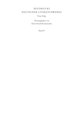 Gesammelte Schriften. IV Apophthegmata teutsch: 1: Text. 2: Erläuterungen, Übersetzungen und Verifizierungen mit einer Einleitung von Theodor Verweyen und Dieter Mertens