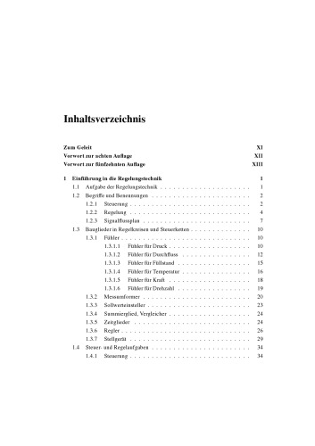 Grundkurs der Regelungstechnik Einführung in die praktischen und theoretischen Methoden