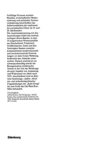 Politischer Wandel, organisierte Gewalt und nationale Sicherheit: Beiträge zur neueren Geschichte Deutschlands und Frankreichs. Festschrift für Claus-Jürgen Müller