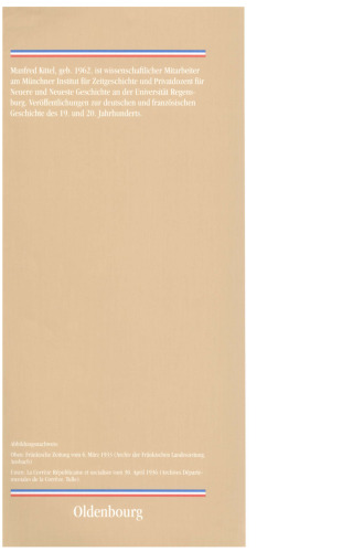Provinz zwischen Reich und Republik: Politische Mentalitäten in Deutschland und Frankreich 1918-1933/36