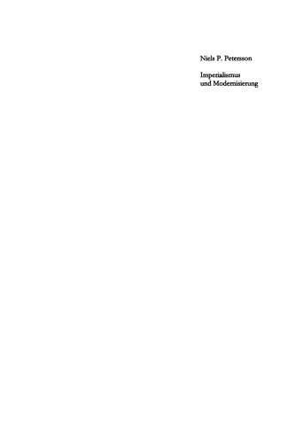 Imperialismus und Modernisierung: Siam, China und die europäischen Mächte 1895-1914