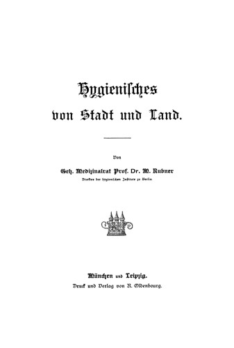 Hygienisches von Stadt und Land