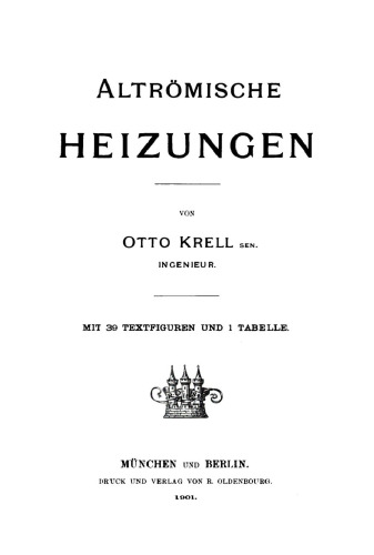 Altrömische Heizungen