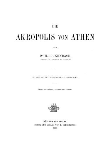 Die Akropolis von Athen
