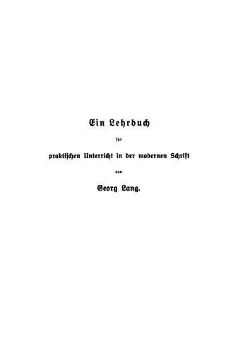 Die Technik der Feder: Der Weg der Schreiblehrkunst, sachlich begründet und methodisch erläutert. Ein Vortrag mit ergänzenden Abhandlungen zur Federtechnik, Schriftästhetik und Schreibmethodik