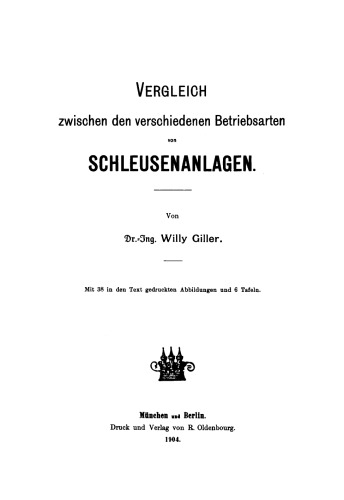 Vergleich zwischen den verschiedenen Betriebsarten von Schleusenanlagen