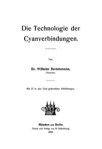 Die Technologie der Cyanverbindungen