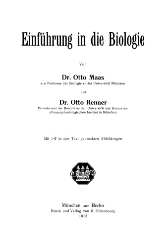 Einführung in die Biologie