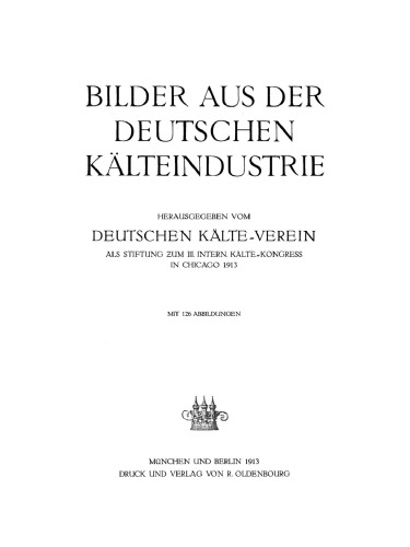 Bilder aus der deutschen Kälteindustrie