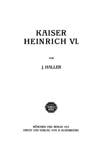 Kaiser Heinrich VI.