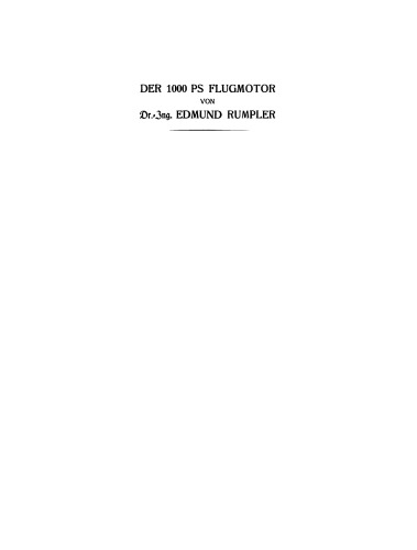 Der 1000 PS Flugmotor