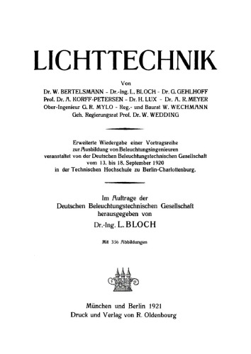 Lichttechnik