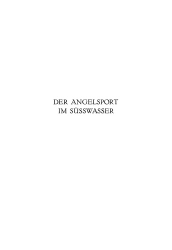 Der Angelsport im Süsswasser