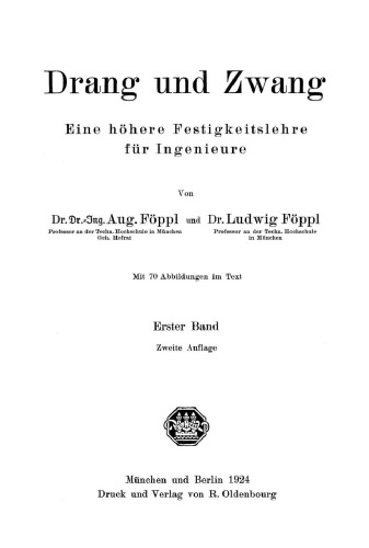 Drang und Zwang: Band 1