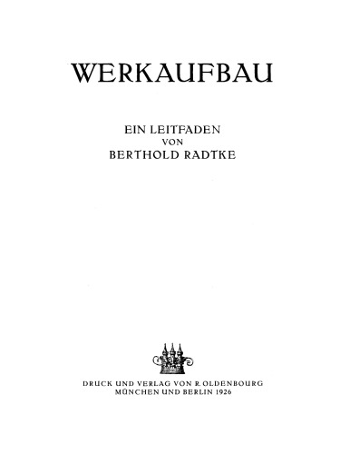 Werkaufbau: Ein Leitfaden