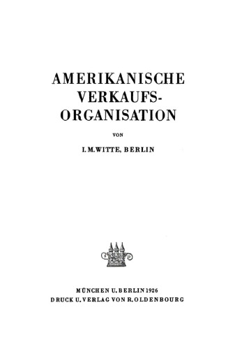 Amerikanische Verkaufsorganisation