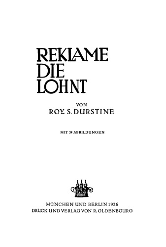 Reklame die lohnt