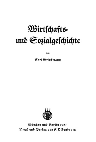 Wirtschafts- und Sozialgeschichte