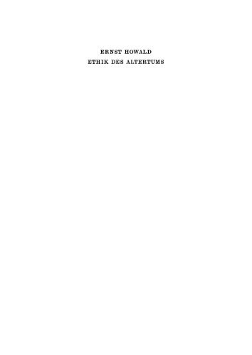 Ethik des Altertums