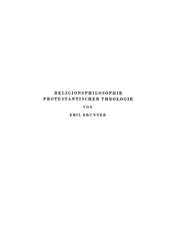 Religionsphilosophie evangelischer Theologie