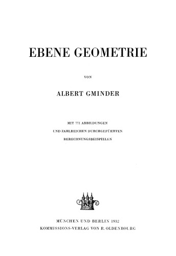 Ebene Geometrie