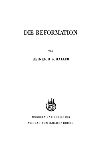 Die Reformation