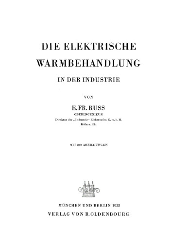 Die elektrische Warmbehandlung in der Industrie