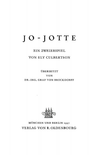Jo-Jotte: Ein Zweierspiel