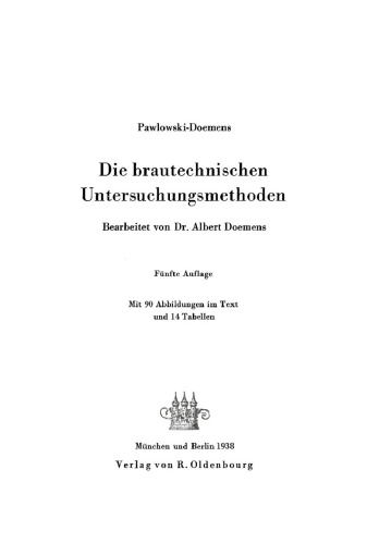Die brautechnischen Untersuchungsmethoden