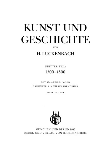 Kunst und Geschichte: Teil 3 1500–1800