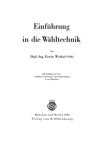 Einführung in die Wähltechnik