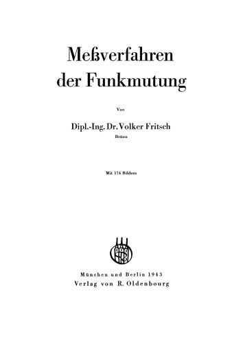Meßverfahren der Funkmutung