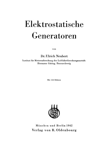 Elektrostatische Generatoren