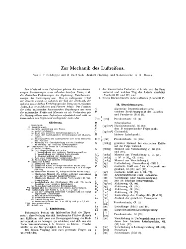 Zur Mechanik des Luftreifens