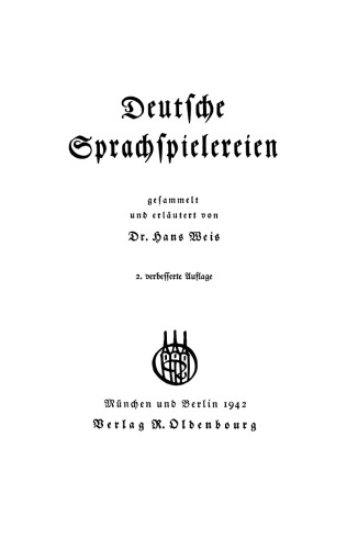 Deutsche Sprachspielereien